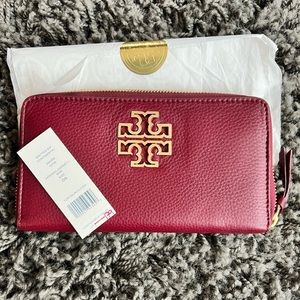 Tory Burch Britten Zip Continental Wallet